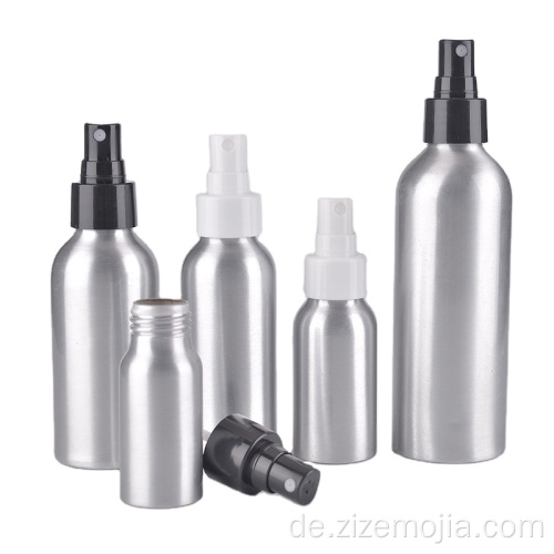Großhandel kosmetische leere Aluminiumsprühpumpen-Metall-Flaschen